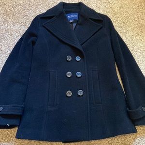 Black pea coat